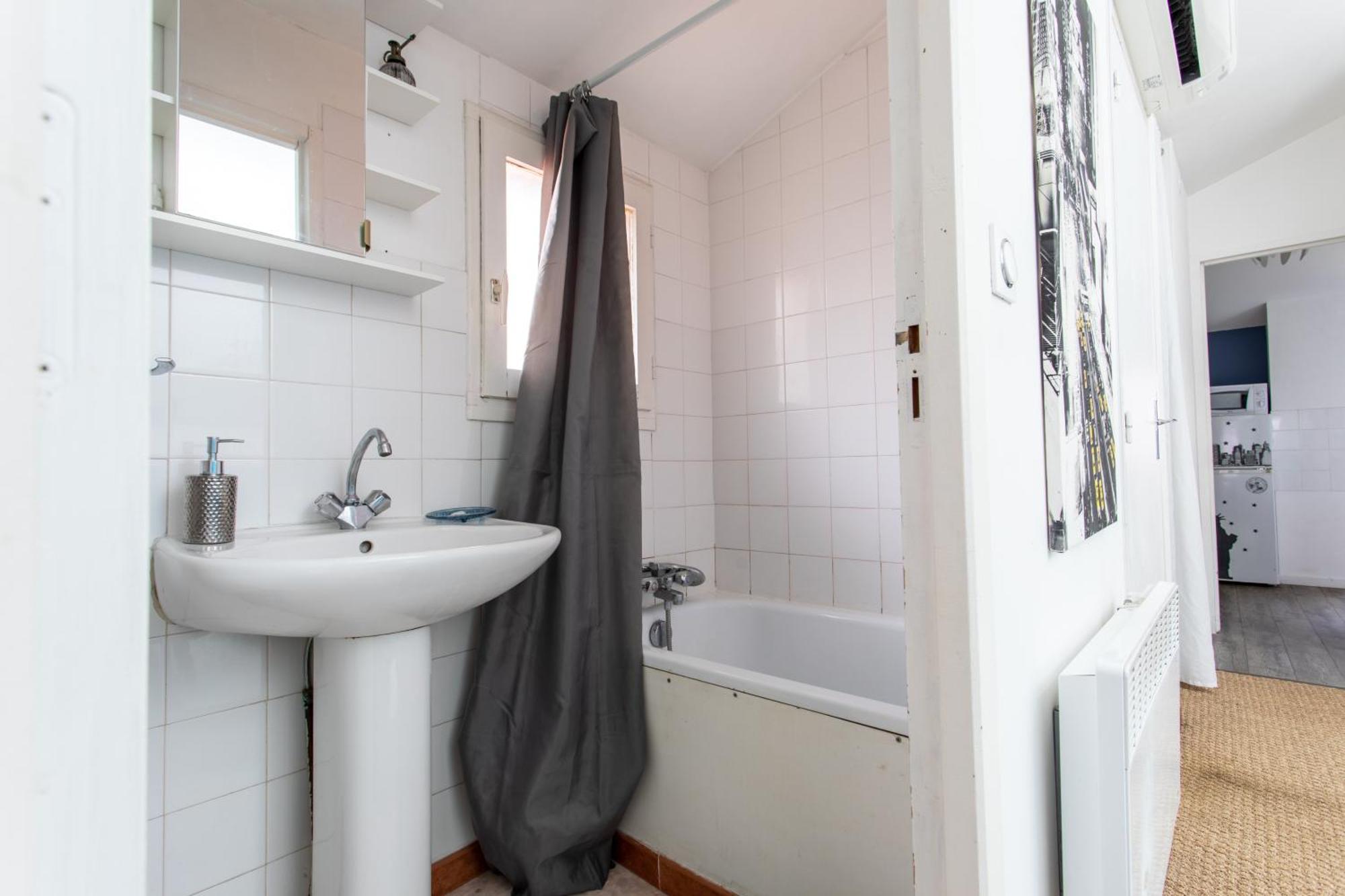 T2 Toulouse 40m2, Lit Queen Size, Climatisation, quartier sympa, Terrasse Extérieur photo