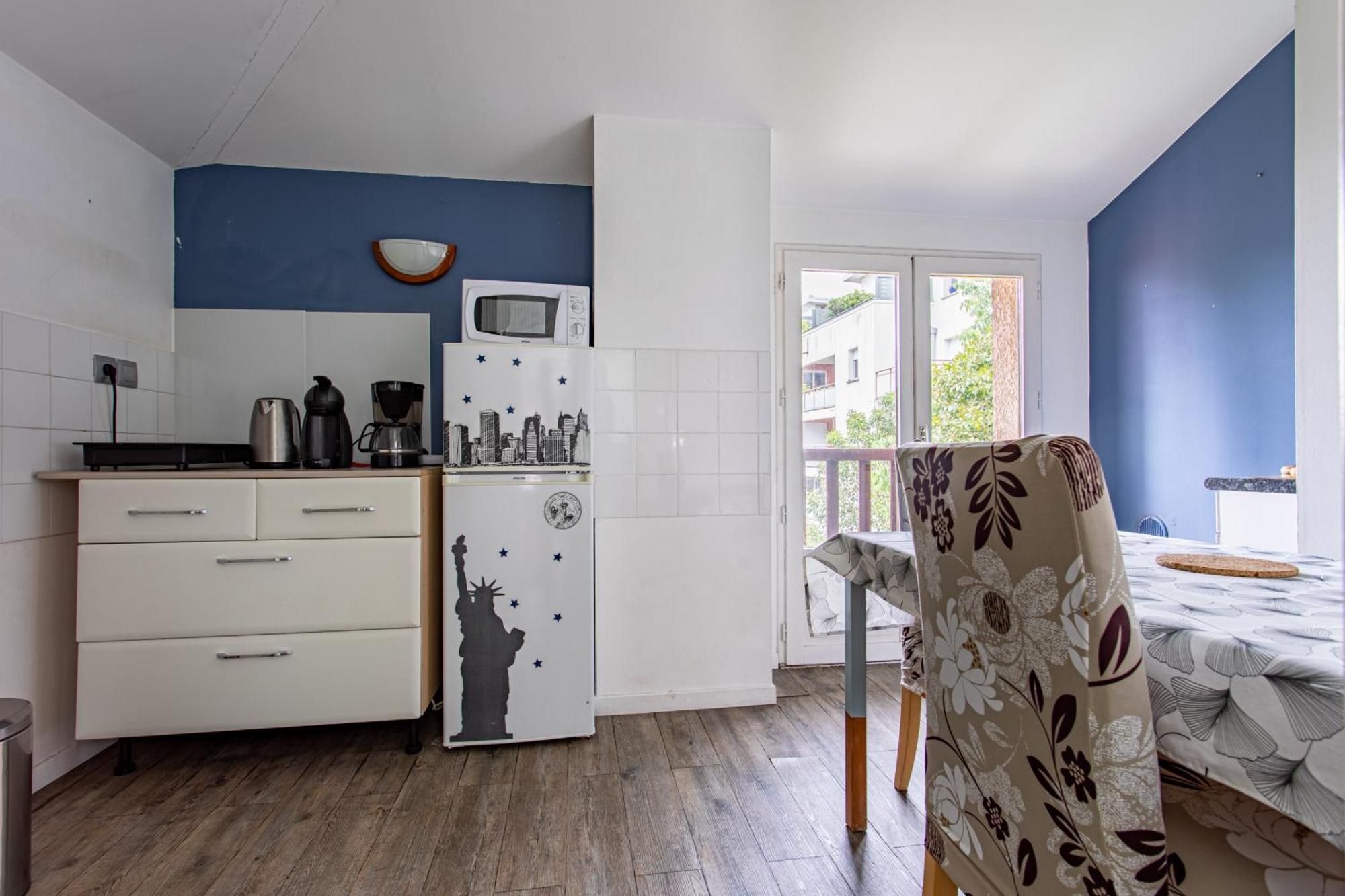 T2 Toulouse 40m2, Lit Queen Size, Climatisation, quartier sympa, Terrasse Extérieur photo